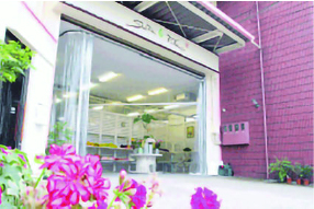 お店に置いてある花